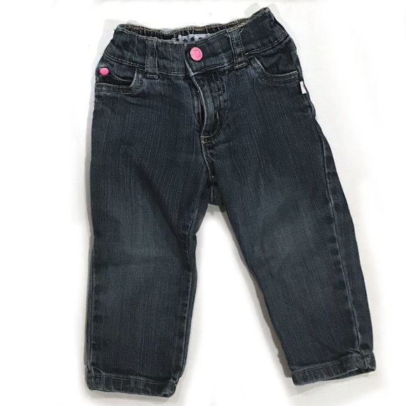 Carter's Denim Blue Jeans Toddler Girls Size - 12m - Picture 1 of 1